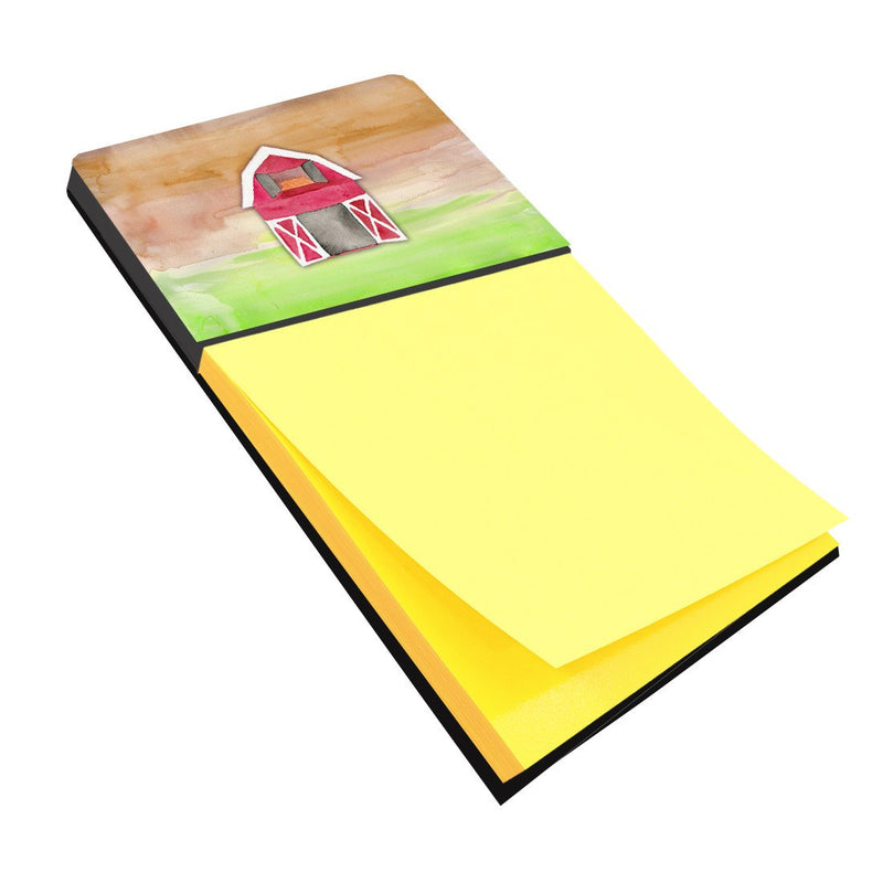 Barn Watercolor Sticky Note Holder BB7409SN