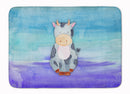 Cow Watercolor Memory Foam Kitchen Mat Machine Washable Anti-Fatigue Cushion Comfort Bath or Kitchen Rug
