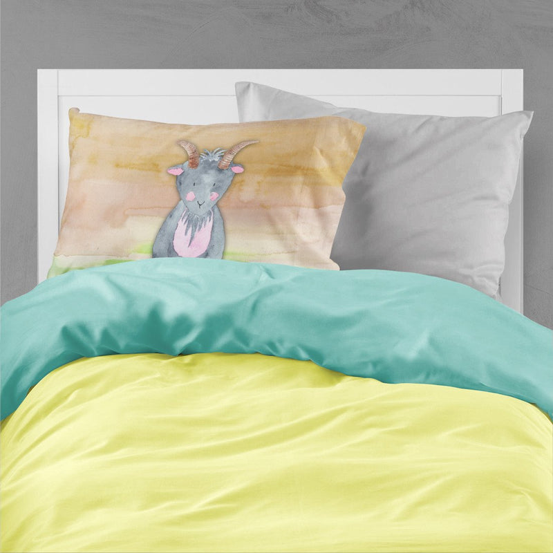 Goat Watercolor Fabric Standard Pillowcase BB7413PILLOWCASE