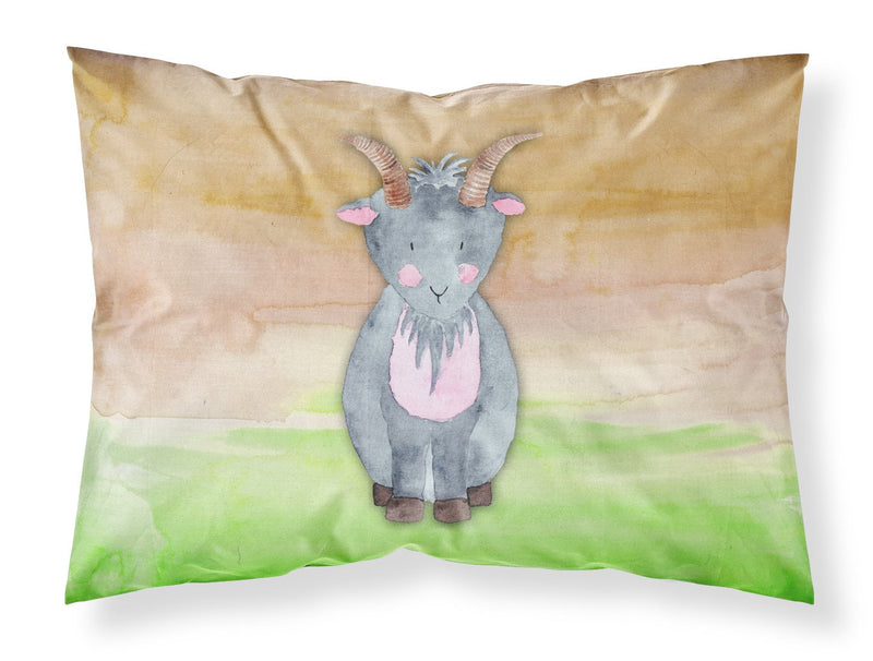 Goat Watercolor Fabric Standard Pillowcase BB7413PILLOWCASE