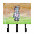 Goat Watercolor Leash or Key Holder Wall Hooks, Coat Rack Wall Mount, for Hanging Keys, Towels, Aprons, Leashes