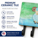 Ram Sheep Watercolor Leash or Key Holder Wall Hooks, Coat Rack Wall Mount, for Hanging Keys, Towels, Aprons, Leashes