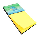 Blue Fish Watercolor Sticky Note Holder BB7419SN- Refiilable Desk Accessory Note Pad