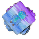 Blue Owl Watercolor Foam Coaster  BB7426FC