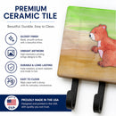 Squirrel Watercolor Leash or Key Holder Wall Hooks, Coat Rack Wall Mount, for Hanging Keys, Towels, Aprons, Leashes