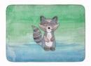 Raccoon Watercolor Memory Foam Kitchen Mat Machine Washable Anti-Fatigue Cushion Comfort Bath or Kitchen Rug