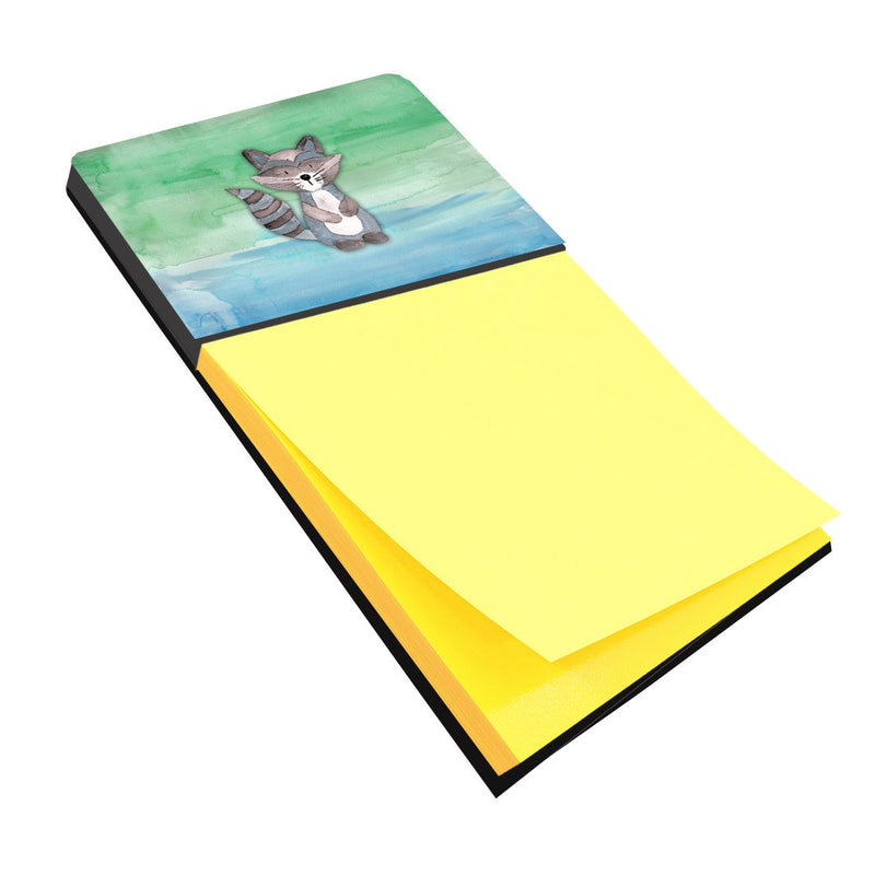 Raccoon Watercolor Sticky Note Holder BB7438SN