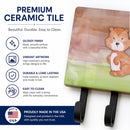 Squirrel Watercolor Leash or Key Holder Wall Hooks, Coat Rack Wall Mount, for Hanging Keys, Towels, Aprons, Leashes