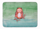 Brown Owl Watercolor Memory Foam Kitchen Mat Machine Washable Anti-Fatigue Cushion Comfort Bath or Kitchen Rug