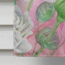 Rose Garden House Flag 28x40 Porch Sleeve Pole Decorative Outside Yard Banner Artwork Wall Hanging, Polyester