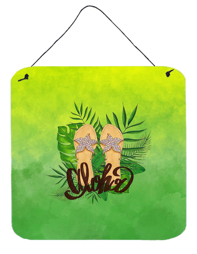 Aloha Flip Flops Wall or Door Hanging Prints BB7449DS66