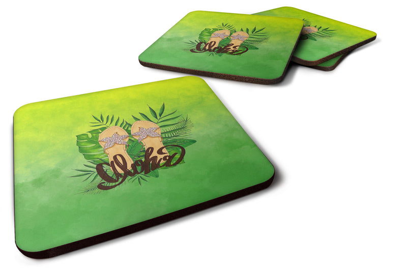 Aloha Flip Flops Foam Coaster  BB7449FC