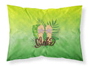 Aloha Flip Flops Fabric Standard Pillowcase – Artistic Decorative Front, White Back BB7449PILLOWCASE