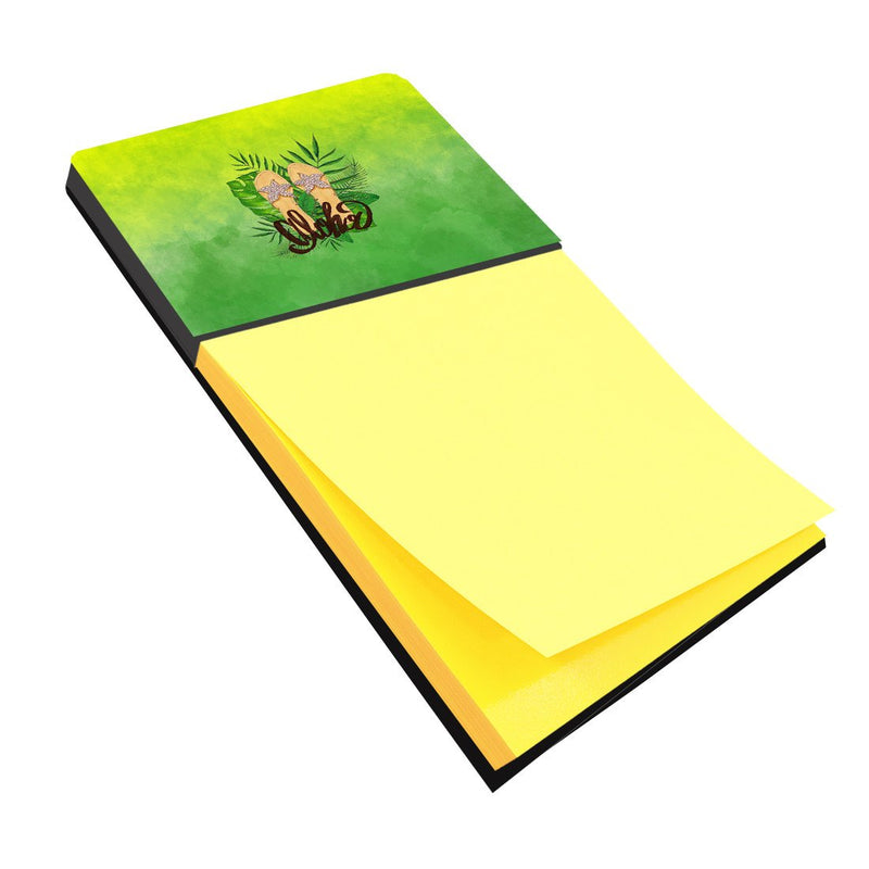 Aloha Flip Flops Sticky Note Holder BB7449SN- Refiilable Desk Accessory Note Pad