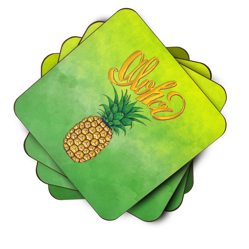 Aloha Pineapple Welcome Foam Coaster  BB7451FC