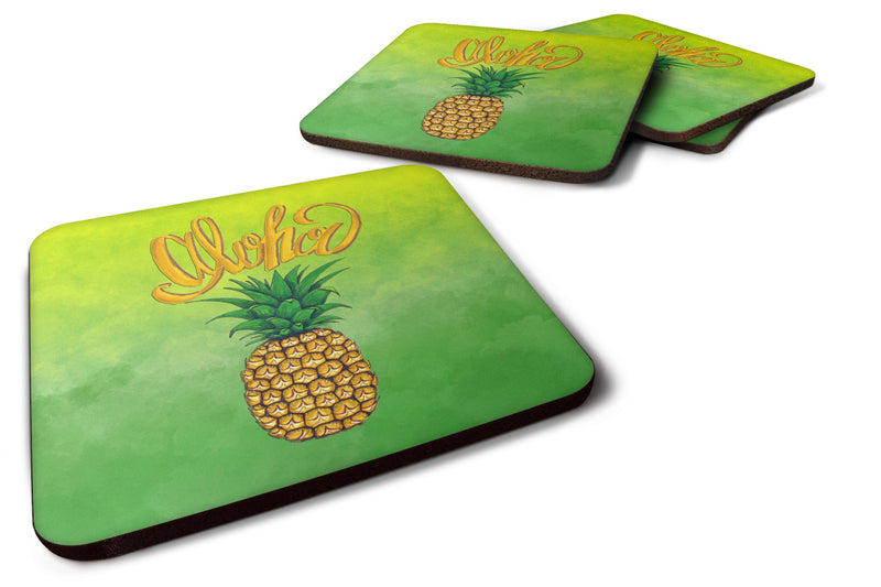 Aloha Pineapple Welcome Foam Coaster  BB7451FC