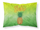 Aloha Pineapple Welcome Fabric Standard Pillowcase – Artistic Decorative Front, White Back BB7451PILLOWCASE