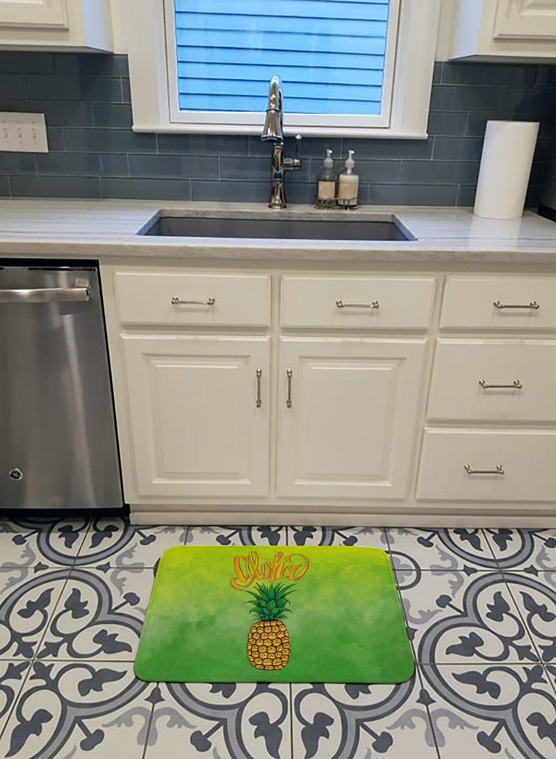 Aloha Pineapple Welcome Machine Washable Memory Foam Mat BB7451RUG