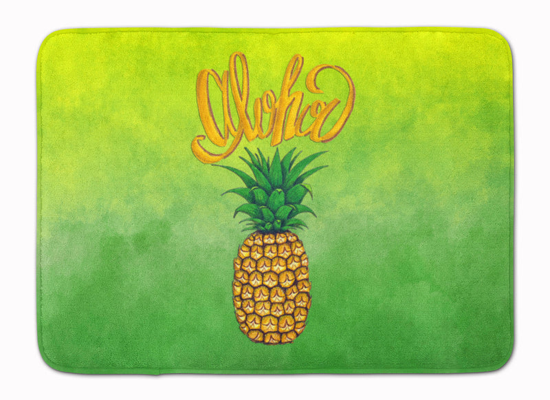 Aloha Pineapple Welcome Machine Washable Memory Foam Mat BB7451RUG