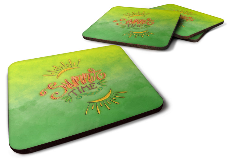 Summer Time Foam Coaster Set of 4 BB7453FC