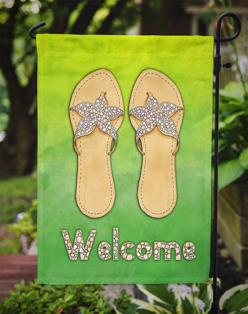 Flip Flops Welcome Flag Garden Size BB7454GF