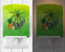 Summer Enjoy Ceramic Night Light Compact, UL-Certified, Ideal for Bedroom, Bathroom, Nursery, Hallway, Kitchen, 6x4x3, Multicolor