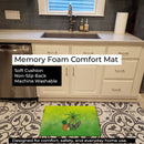 Summer Enjoy Memory Foam Kitchen Mat Machine Washable Anti-Fatigue Cushion Comfort Bath or Kitchen Rug
