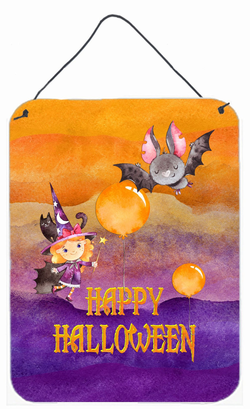 Halloween Little Witch and Bat Wall or Door Hanging Prints BB7458DS1216