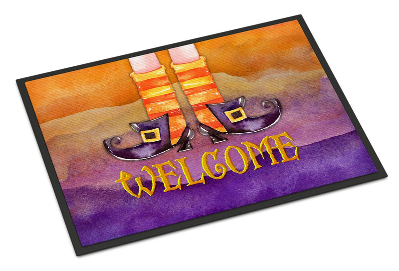 Halloween Welcome Witches Feet Indoor or Outdoor Mat 24x36 BB7459JMAT