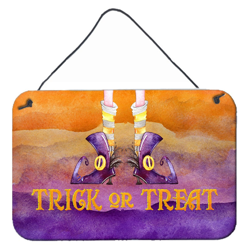 Halloween Trick Witches Feet Wall or Door Hanging Prints BB7460DS812