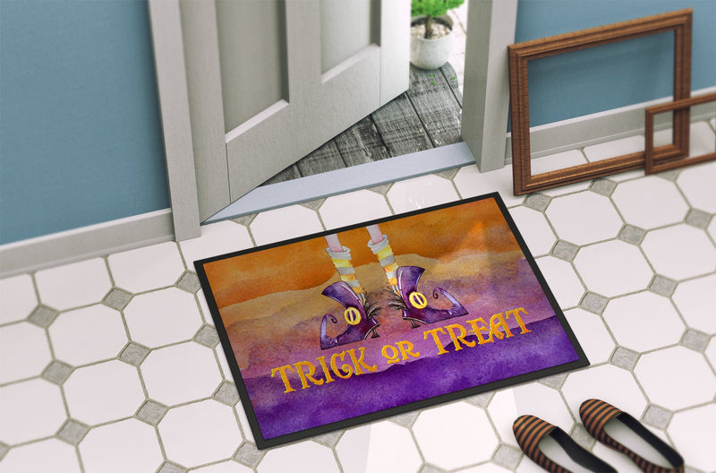 Halloween Trick Witches Feet Indoor or Outdoor Mat 24x36 BB7460JMAT