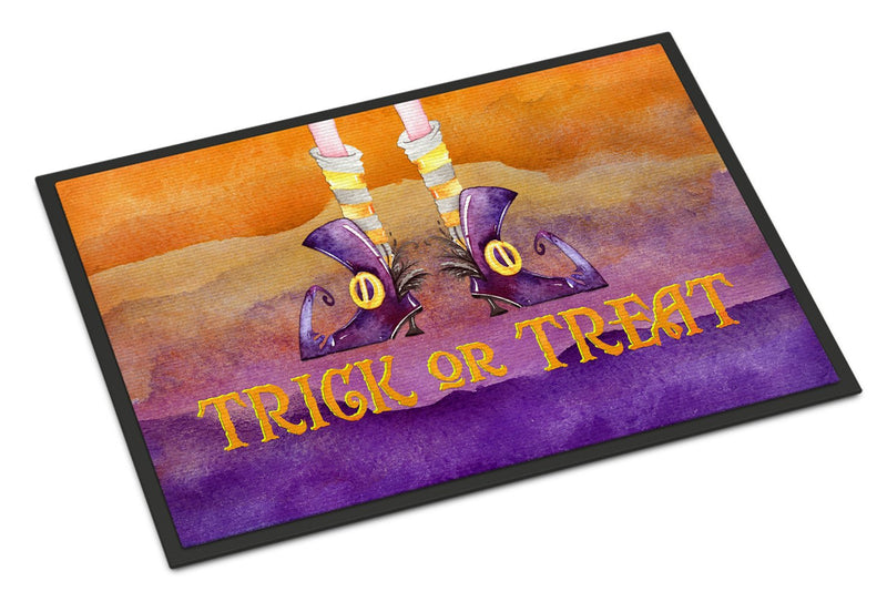 Halloween Trick Witches Feet Indoor or Outdoor Mat 24x36 BB7460JMAT