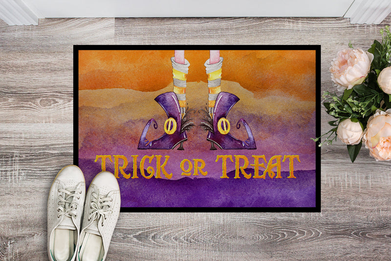 Halloween Trick Witches Feet Indoor or Outdoor Mat 18x27 BB7460MAT