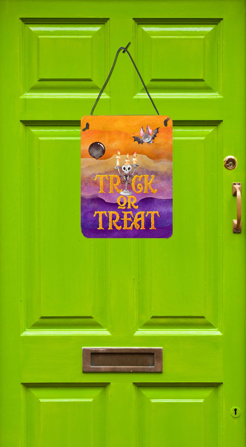 Halloween Trick or Treat Wall or Door Hanging Prints BB7461DS1216