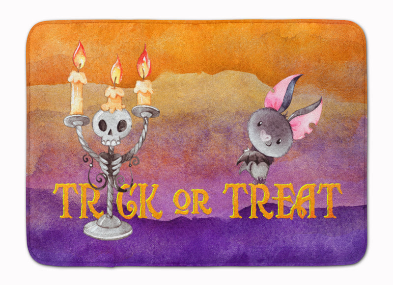 Halloween Trick or Treat Machine Washable Memory Foam Mat BB7461RUG