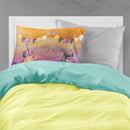 Halloween Little Witch Party Standard Pillowcase Lightweight Super Soft Easy Care Decorative Artwork Pillowcase, Standard