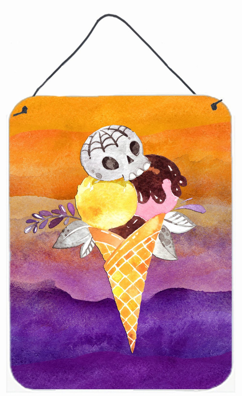 Halloween Sweets Ice Cream Skull Wall or Door Hanging Prints BB7464DS1216