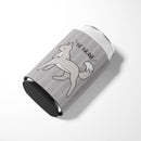 Nursery Be Brave Wolf Can or Bottle Hugger Cooler Sleeve for Standard 12 oz Cans, Insulated Foam Beer & Soda Can Hugger Reusable