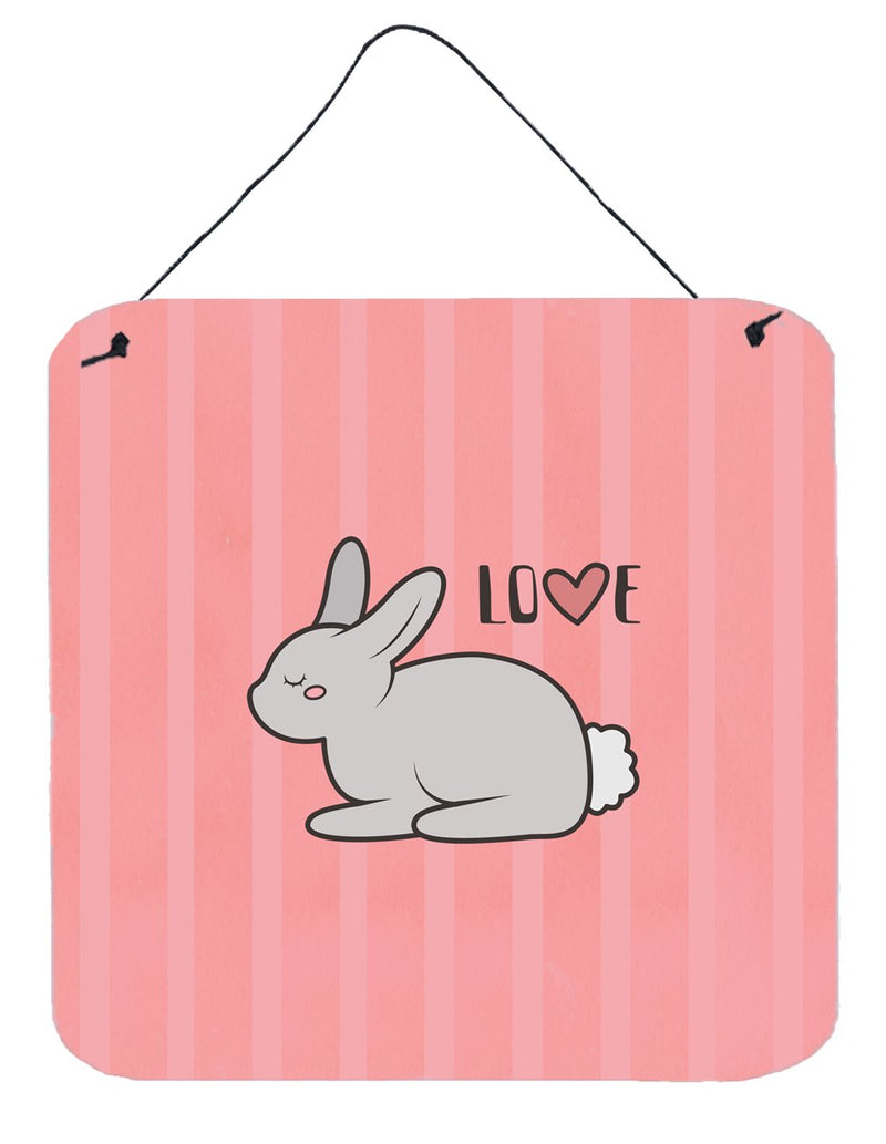 Nursery Love Bunny Rabbit Wall or Door Hanging Prints