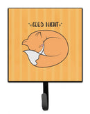 Nursery Good Night Fox Leash or Key Holder Wall Hooks, Key Hooks Holder, Coat Rack Wall Mount, Coat Hooks, Hooks for Hanging Keys, Towels, Aprons, Leashes