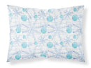 Winter Snowflakes on White Standard Pillowcase Lightweight Super Soft Easy Care Decorative Artwork Pillowcase, Standard