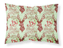 Merry Christmas Joy Reindeer Standard Pillowcase Lightweight Super Soft Easy Care Decorative Artwork Pillowcase, Standard
