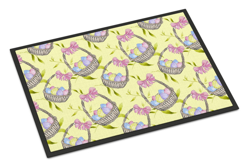 Easter Basket and Eggs Indoor or Outdoor Mat 24x36 BB7490JMAT