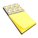 Easter Basket and Eggs Watercolor Sticky Note Holder Refillable Dispenser Desk Accessory 3x3 Pad Gift
