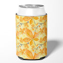 Fall Leaves and Branches Can or Bottle Hugger Cooler Sleeve for Standard 12 oz Cans, Insulated Foam Beer & Soda Can Hugger Reusable
