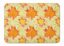 Fall Leaves Scattered Memory Foam Kitchen Mat Machine Washable Anti-Fatigue Cushion Comfort Bath or Kitchen Rug