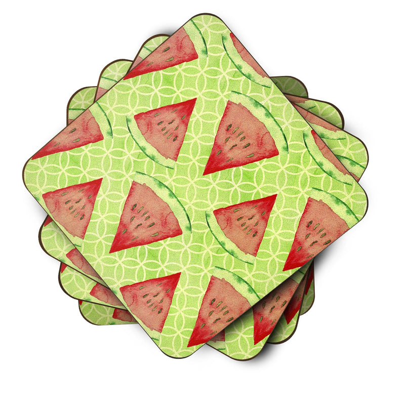 Watercolor Watermelon Foam Coaster Set of 4 BB7518FC