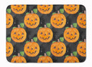 Watecolor Halloween Jack-O-Lantern Machine Washable Memory Foam Mat BB7524RUG