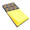 Watecolor Halloween Jack-O-Lantern Bats Watercolor Sticky Note Holder Refillable Dispenser Desk Accessory 3x3 Pad Gift