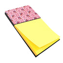 Watercolor Shooting Stars on Pink Watercolor Sticky Note Holder Refillable Dispenser Desk Accessory 3x3 Pad Gift